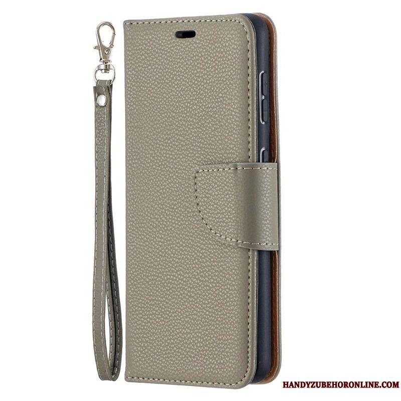 Flip Cover Samsung Galaxy S21 5G Læder Cover Litchi Rabat Oblique