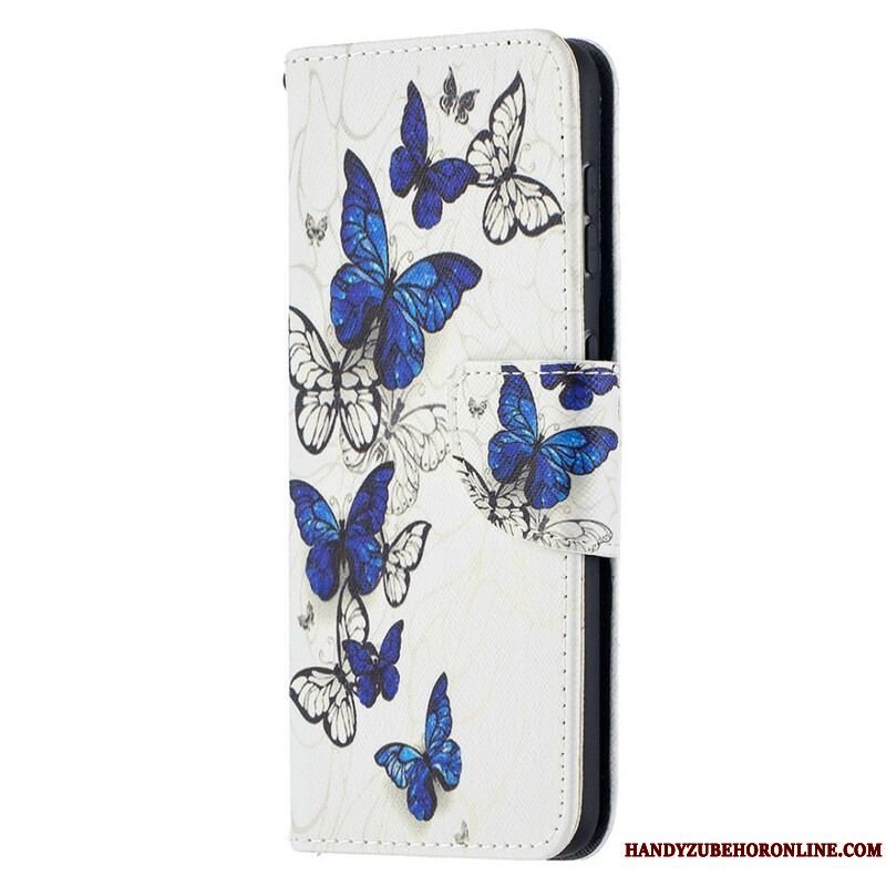 Flip Cover Samsung Galaxy S21 5G Vidunderlige Sommerfugle