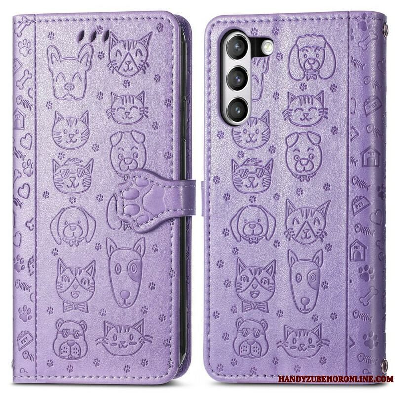 Flip Cover Samsung Galaxy S21 FE Animerede Dyr