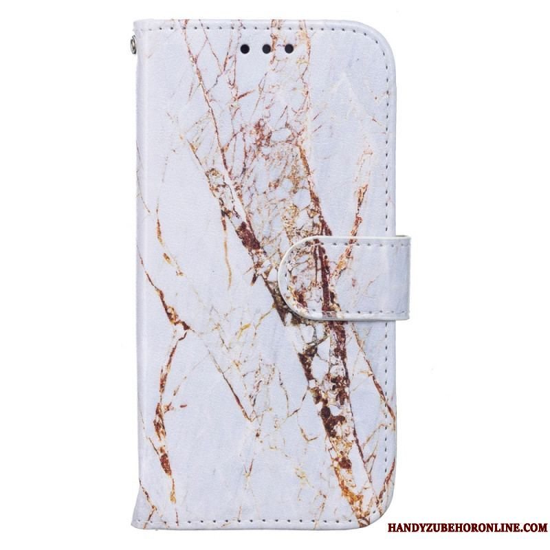 Flip Cover Samsung Galaxy S22 Plus 5G Intens Marmor