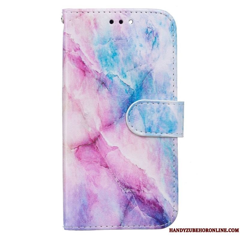 Flip Cover Samsung Galaxy S22 Plus 5G Intens Marmor