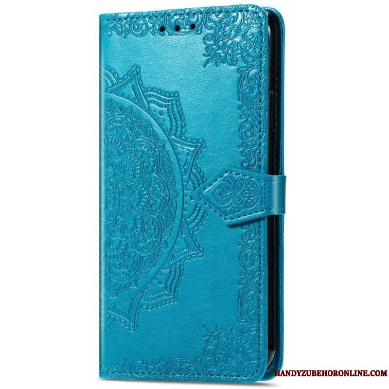 Flip Cover Samsung Galaxy S22 Ultra 5G Mandala Middelalder