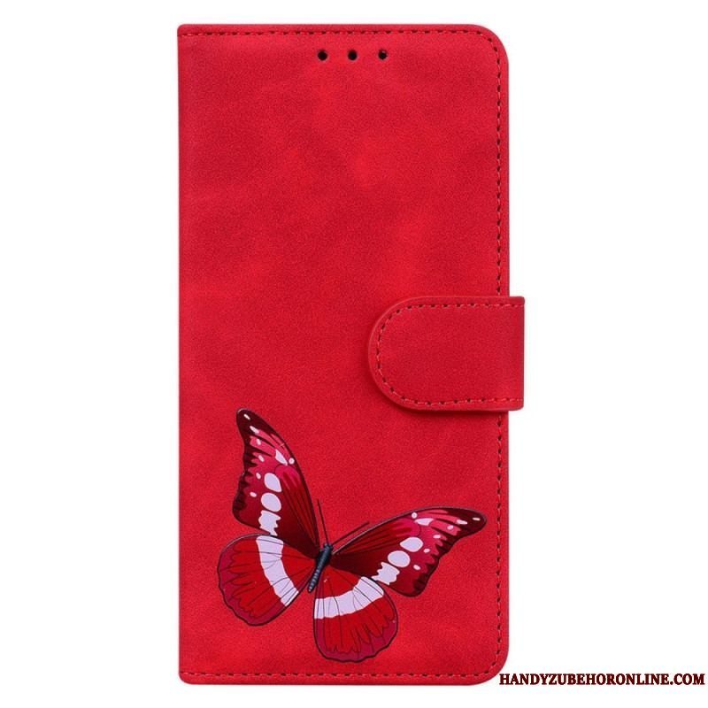 Flip Cover Samsung Galaxy S23 5G Sommerfugl