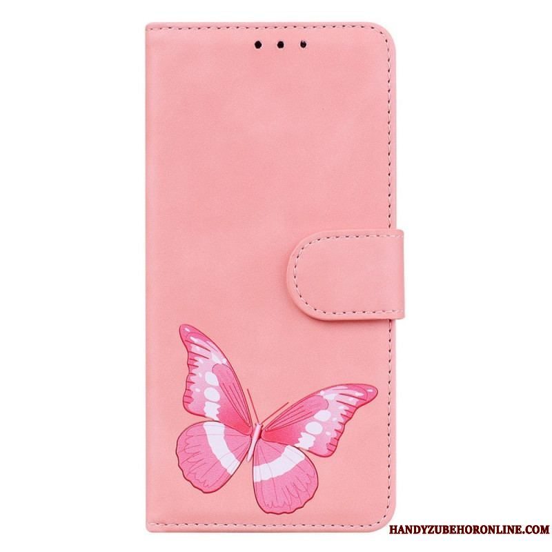 Flip Cover Samsung Galaxy S23 5G Sommerfugl