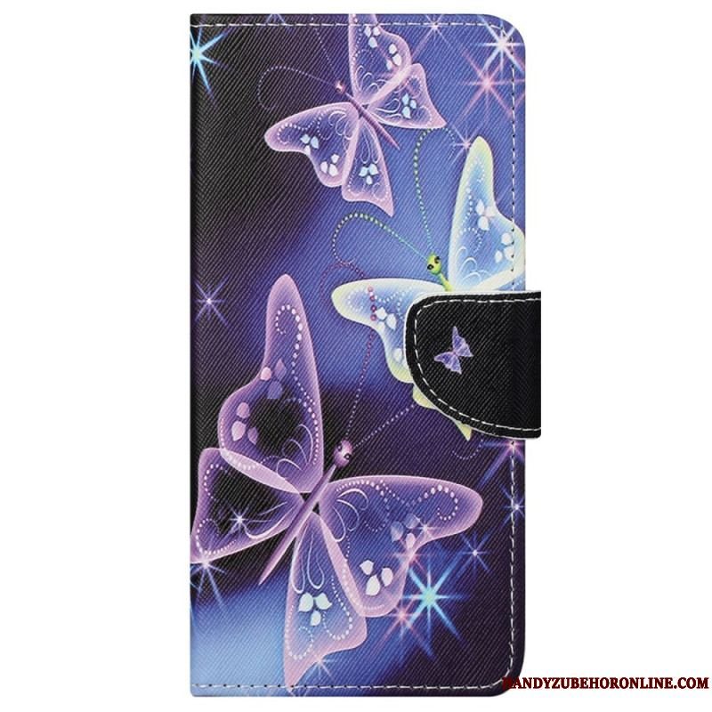 Flip Cover Samsung Galaxy S23 5G Sublime Sommerfugle