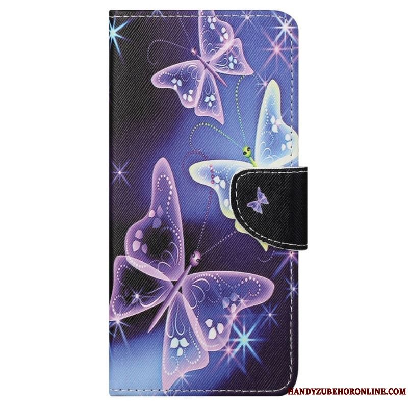 Flip Cover Samsung Galaxy S23 Ultra 5G Sublime Sommerfugle