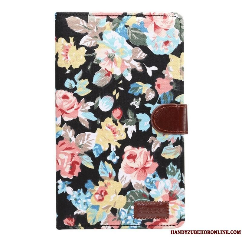 Flip Cover Samsung Galaxy Tab A7 Lite Frihedsblomster