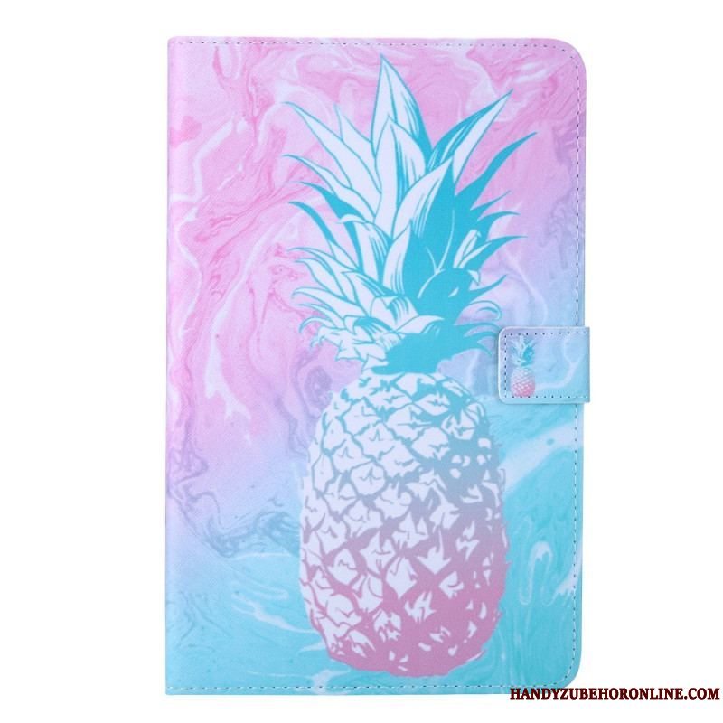 Flip Cover Samsung Galaxy Tab A8 (2021) Ananas Design