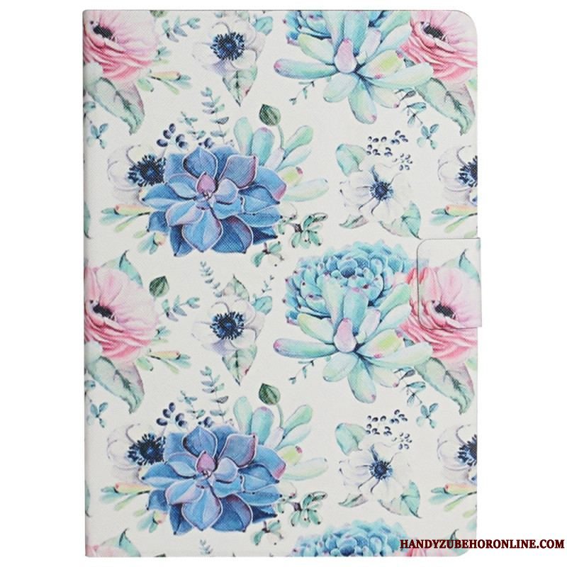 Flip Cover Samsung Galaxy Tab A8 (2021) Blomster Blomster Blomster