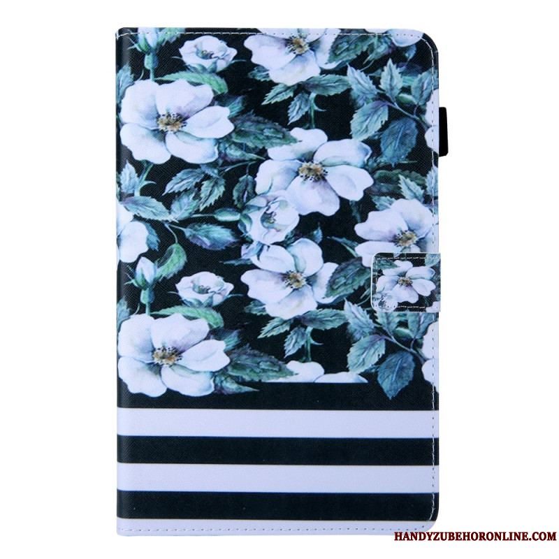 Flip Cover Samsung Galaxy Tab A8 (2021) Blomster Design