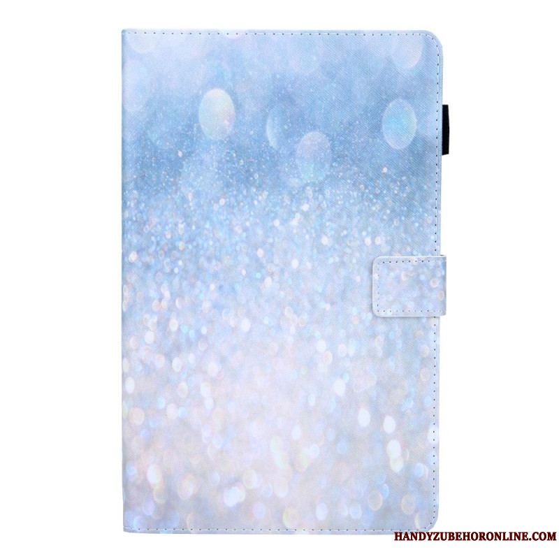 Flip Cover Samsung Galaxy Tab A8 (2021) Skinnende Pailletter