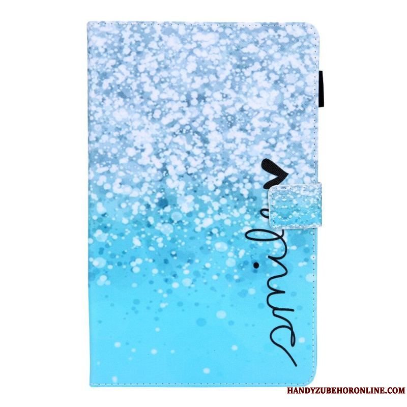 Flip Cover Samsung Galaxy Tab A8 (2021) Skinnende Pailletter