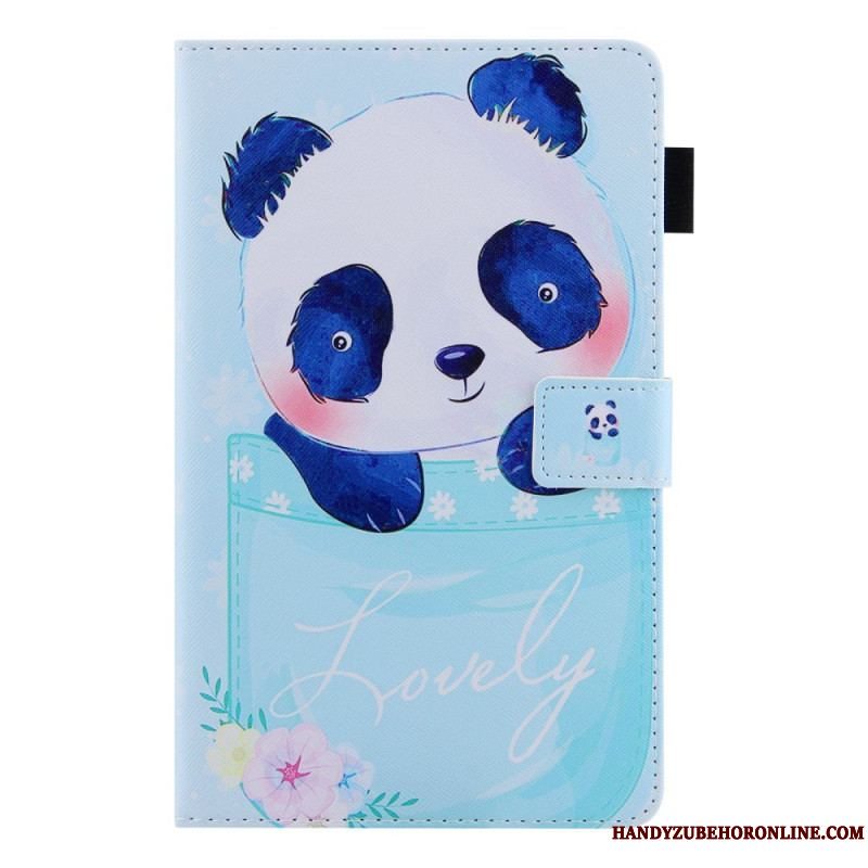 Flip Cover Samsung Galaxy Tab A8 (2021) Sød Panda