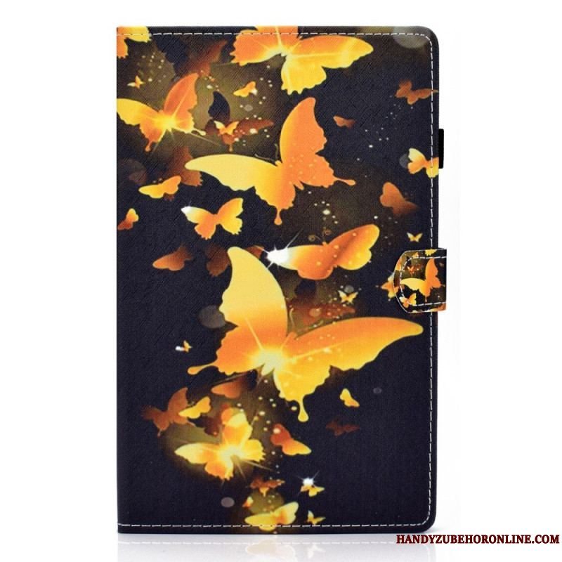 Flip Cover Samsung Galaxy Tab A8 (2021) Unikke Sommerfugle