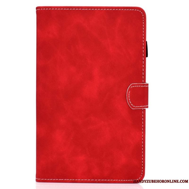 Flip Cover Samsung Galaxy Tab A8 (2021) Vintage Design Lædereffekt