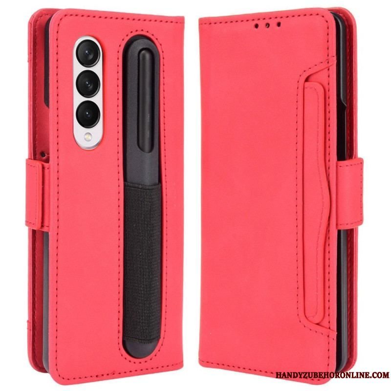 Flip Cover Samsung Galaxy Z Fold 4 Spion Med Pen Opbevaring