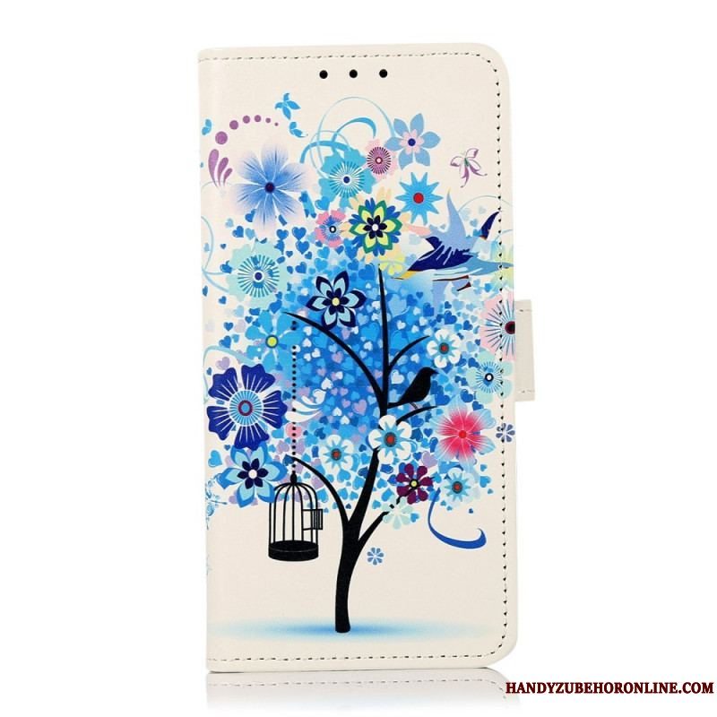 Flip Cover Sony Xperia 1 IV Blomstrende Træ