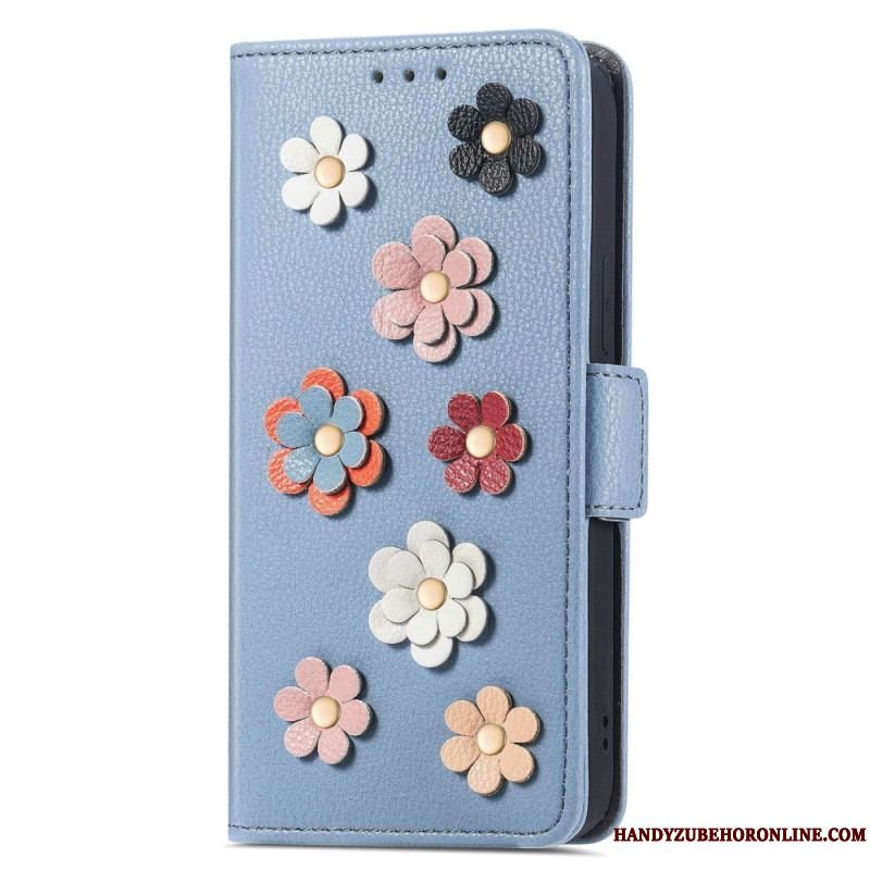 Flip Cover Sony Xperia 1 IV Dekorative Blomster