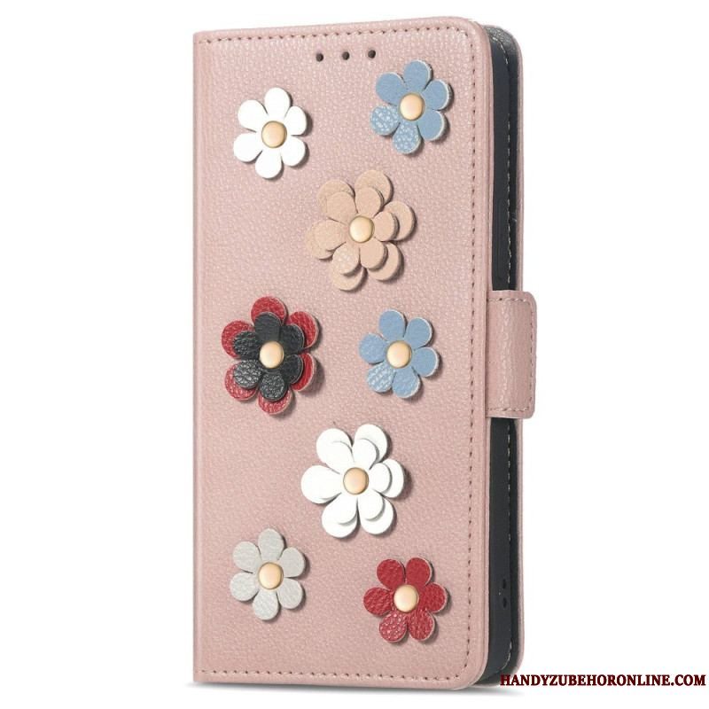 Flip Cover Sony Xperia 1 IV Dekorative Blomster