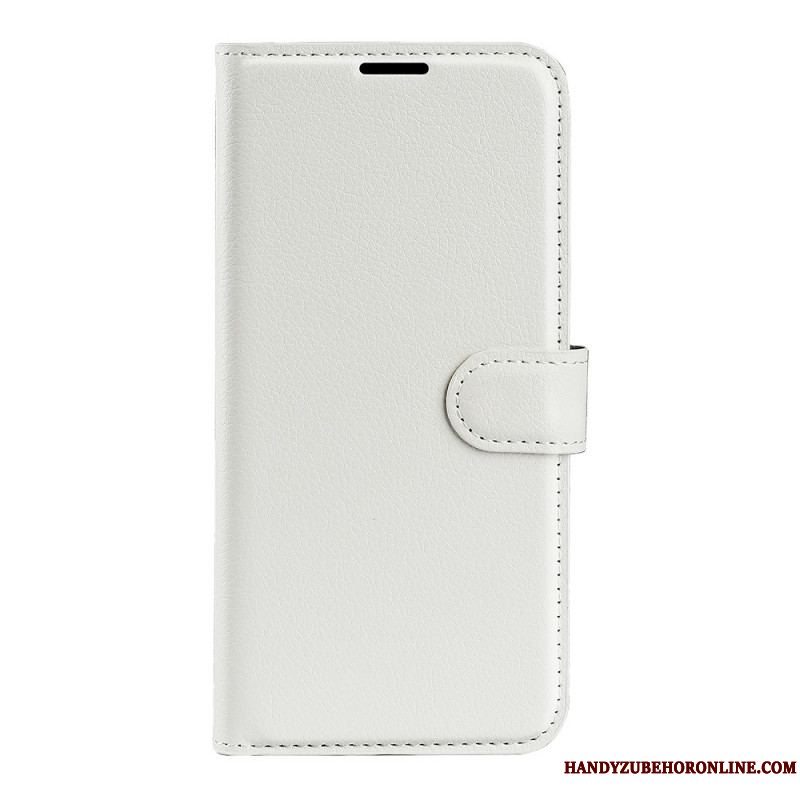 Flip Cover Sony Xperia 1 IV Klassisk Litchi