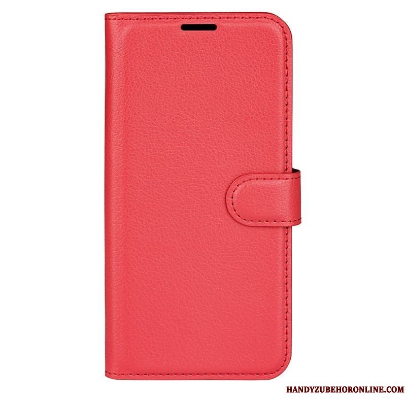 Flip Cover Sony Xperia 1 IV Klassisk Litchi