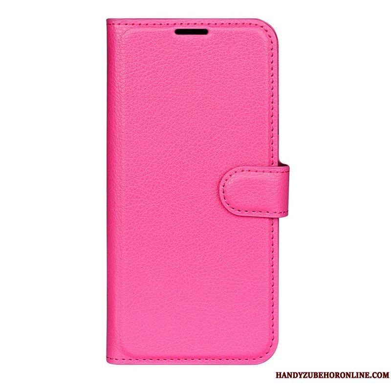 Flip Cover Sony Xperia 1 IV Klassisk Litchi