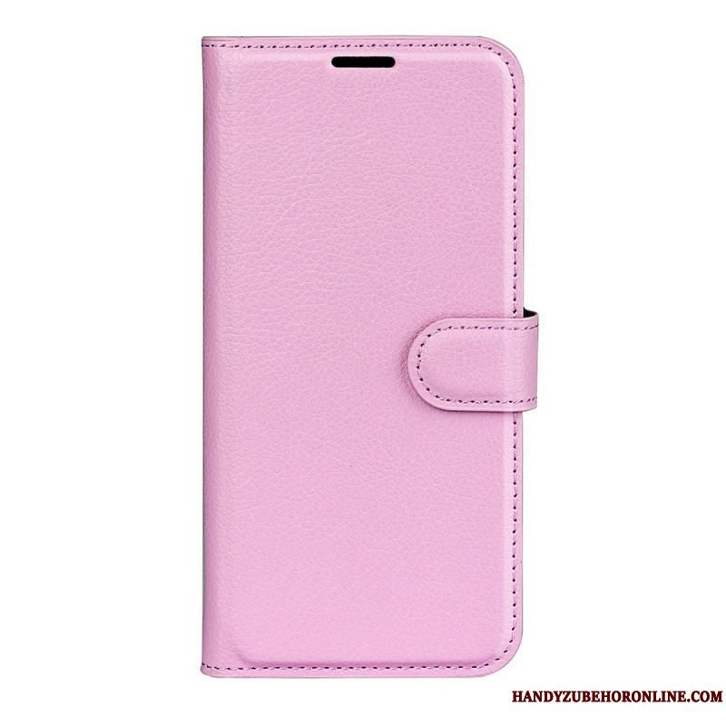 Flip Cover Sony Xperia 1 IV Klassisk Litchi