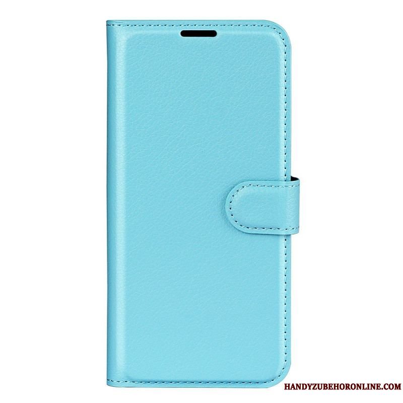 Flip Cover Sony Xperia 1 IV Klassisk Litchi