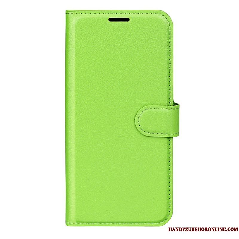 Flip Cover Sony Xperia 1 IV Klassisk Litchi