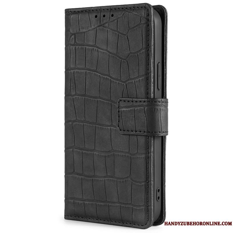 Flip Cover Sony Xperia 1 IV Krokodille Stil