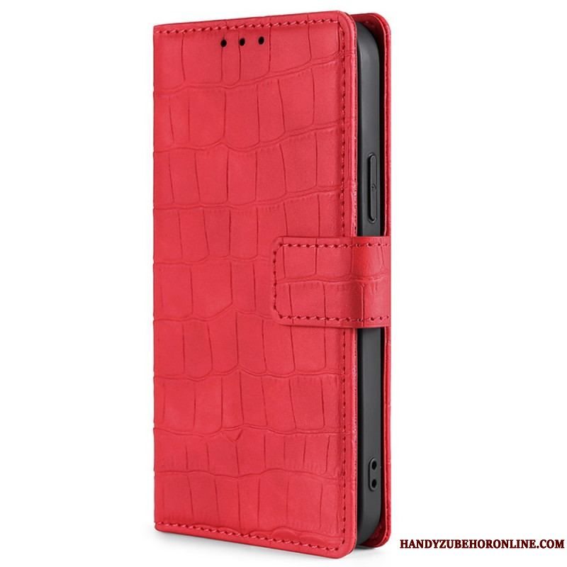 Flip Cover Sony Xperia 1 IV Krokodille Stil