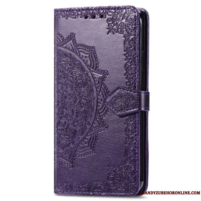 Flip Cover Sony Xperia 1 IV Mandala Sun Med Snor