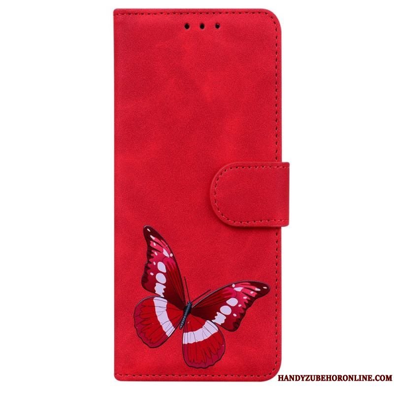 Flip Cover Sony Xperia 1 IV Vintage Sommerfugl