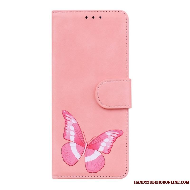 Flip Cover Sony Xperia 1 IV Vintage Sommerfugl