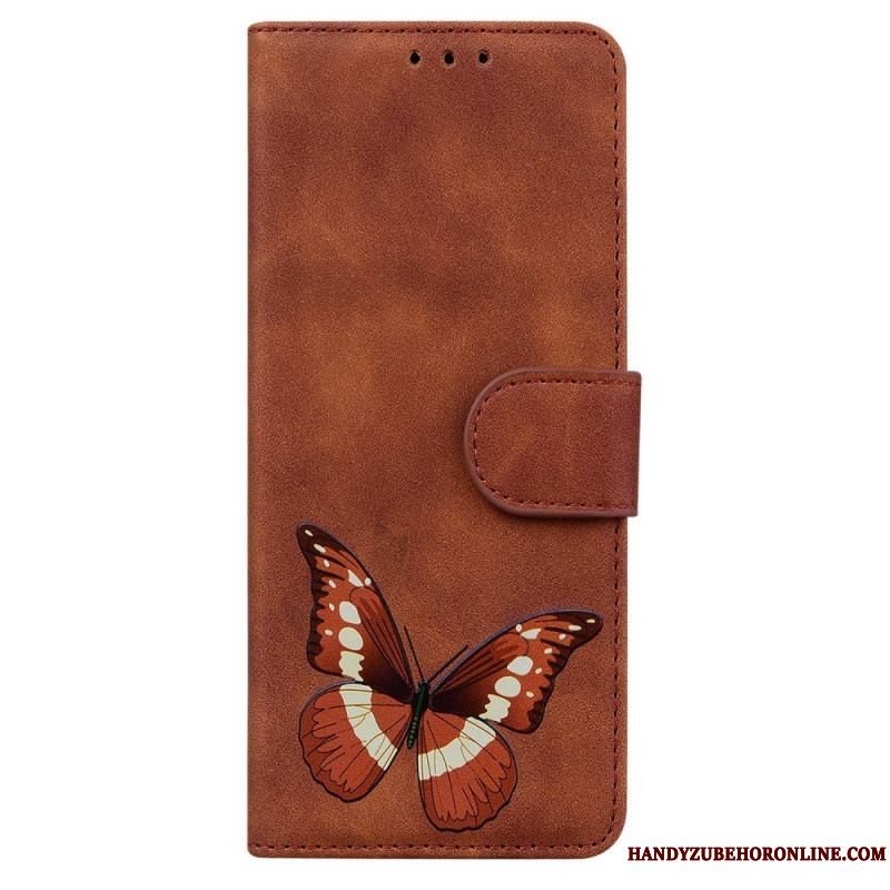 Flip Cover Sony Xperia 1 IV Vintage Sommerfugl