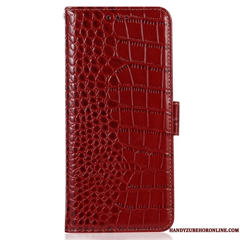 Flip Cover Sony Xperia 5 IV Crocodile Style Rfid