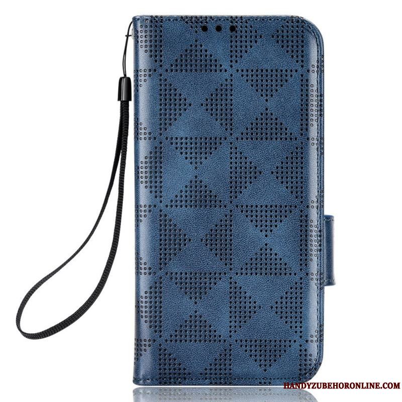 Flip Cover Sony Xperia 5 IV Retro Stil Trekanter