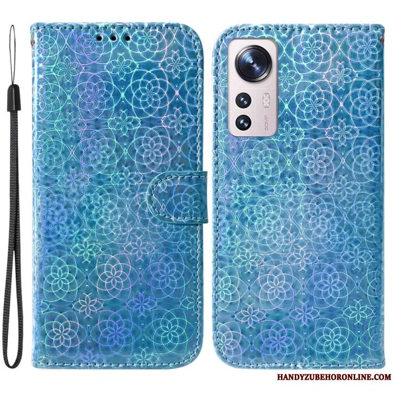 Flip Cover Xiaomi 12 / 12X Disco-stil