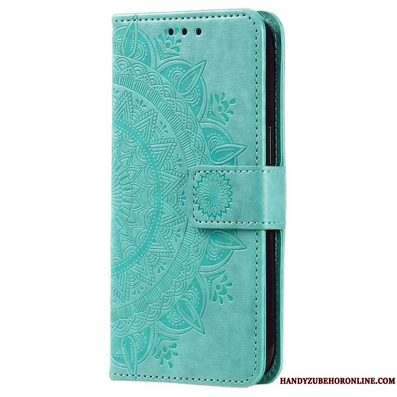 Flip Cover Xiaomi 12T / 12T Pro Mandala Sun Med Snor