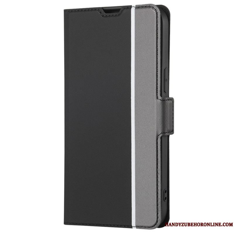 Flip Cover Xiaomi 12T / 12T Pro Ultra Fin Bicolor