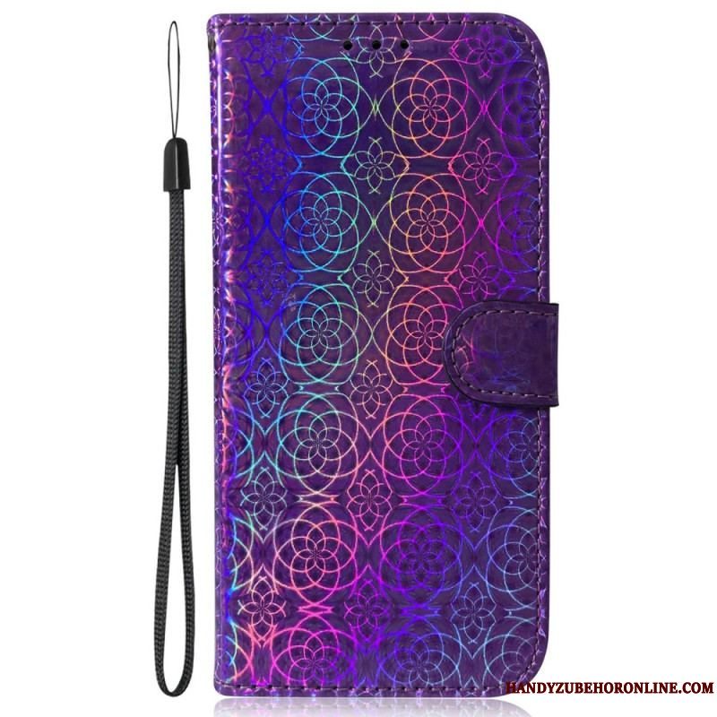 Flip Cover Xiaomi 13 Pro Med Snor Strappy Disco Style