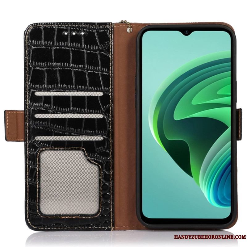 Flip Cover Xiaomi Redmi A1 Crocodile Style Rfid