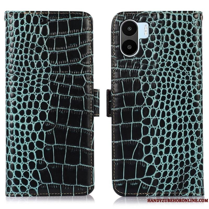 Flip Cover Xiaomi Redmi A1 Crocodile Style Rfid