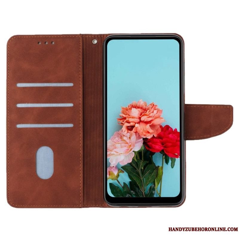 Flip Cover Xiaomi Redmi A1 Ensfarvet Snor