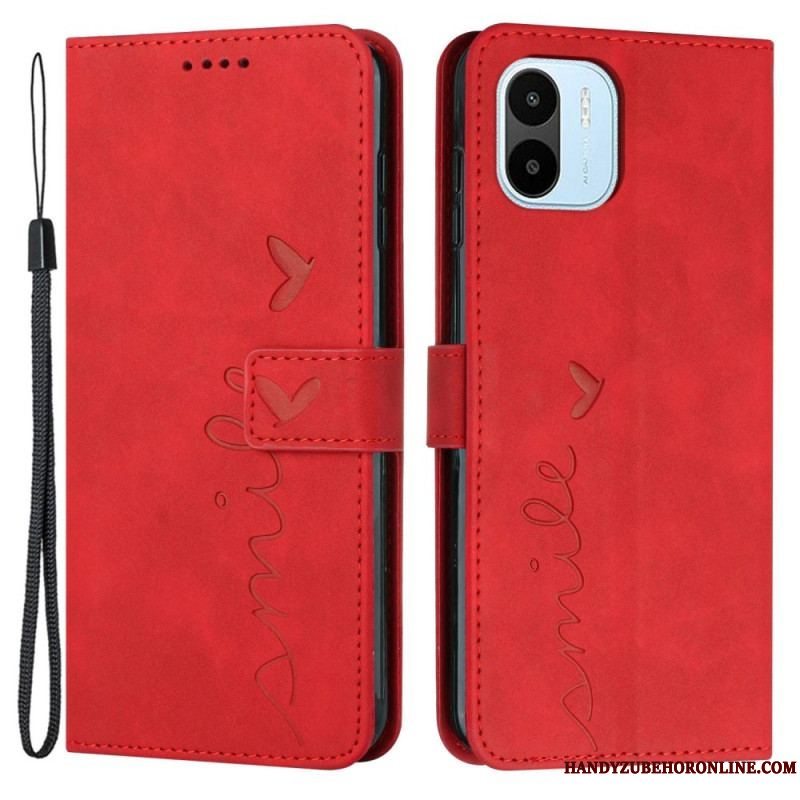 Flip Cover Xiaomi Redmi A1 Smil Med Snor