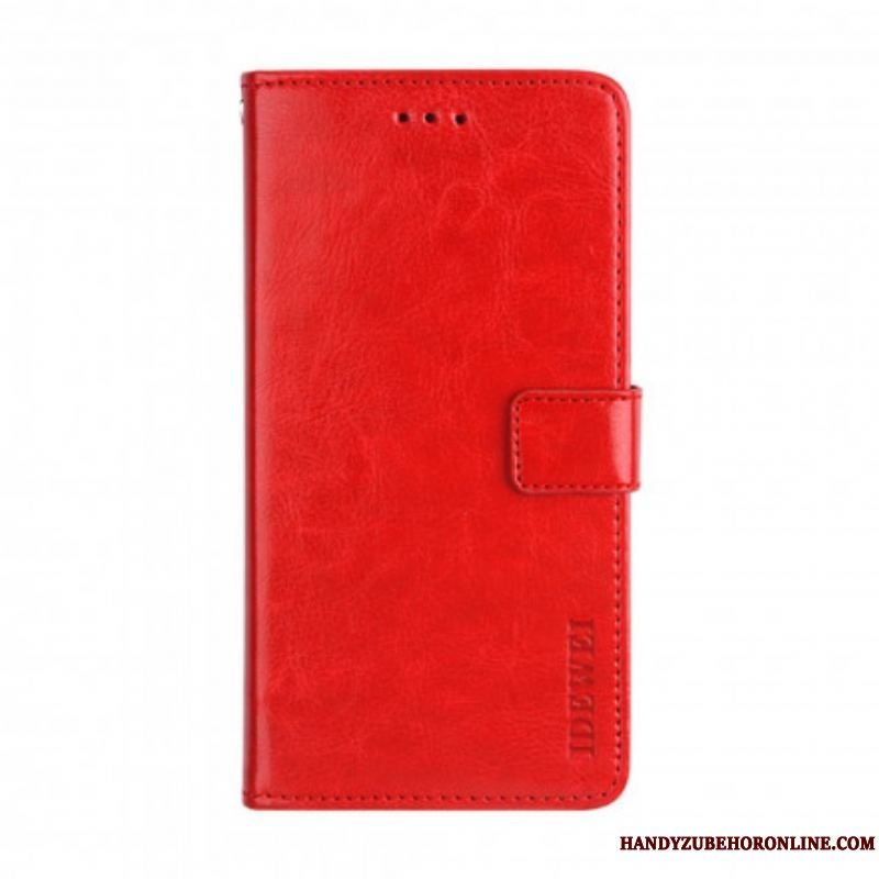 Flip Cover Xiaomi Redmi Note 10 / 10S Imiteret Læder Idewei