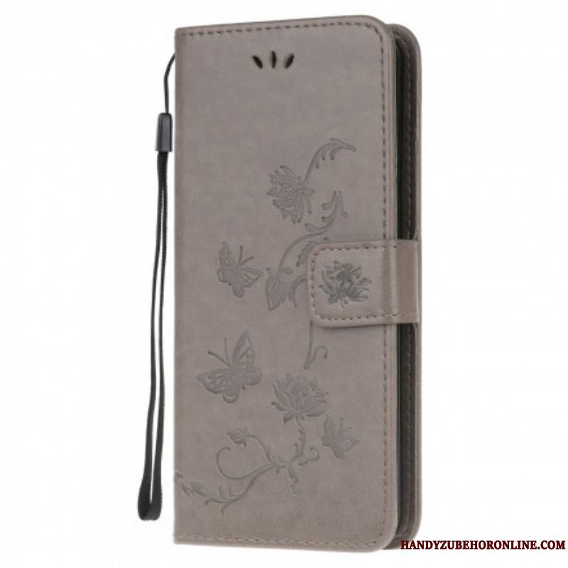 Flip Cover Xiaomi Redmi Note 10 / 10S Sommerfugle Og Blomster