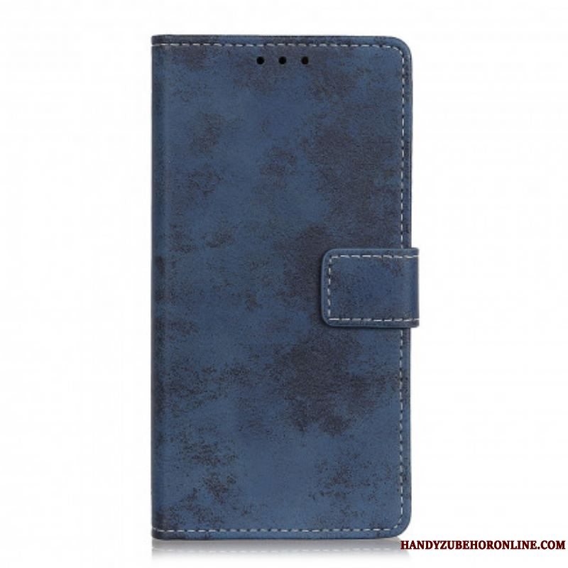 Flip Cover Xiaomi Redmi Note 10 Pro Vintage Lædereffekt