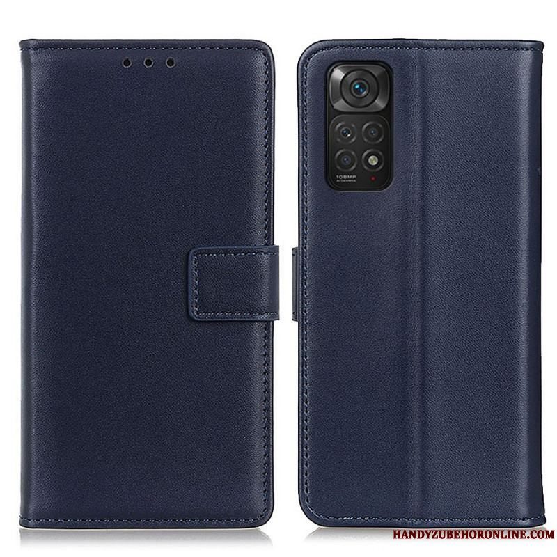 Flip Cover Xiaomi Redmi Note 11 / 11S Almindeligt Imiteret Læder