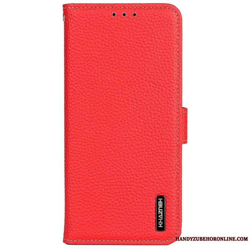 Flip Cover Xiaomi Redmi Note 11 / 11S Khazneh Litchi Læder